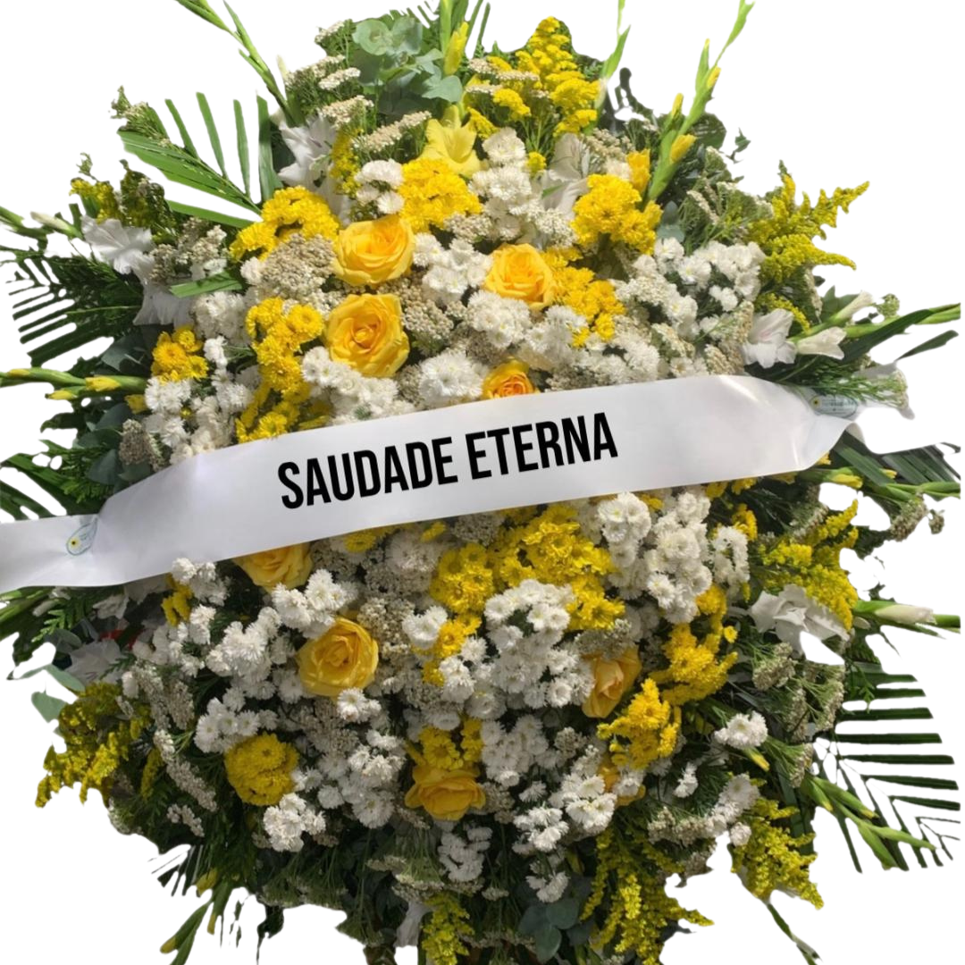 Coroa Fnebre tradicional COLORIDA