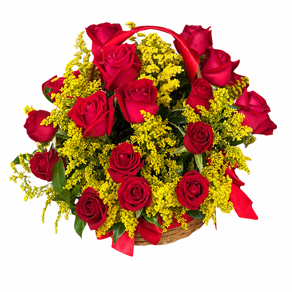Cesta de Rosas 